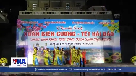 Tết sớm cùng quân và dân đặc khu Bạch Long Vĩ