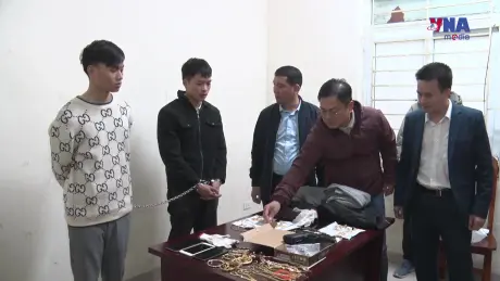 An ninh 365+ ngày 26/01: Truy bắt nhanh 2 đối tượng cướp tiệm vàng sau 40 giờ gây án