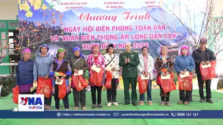 Xuân ấm tình quân dân nơi vùng biên Thanh Nưa