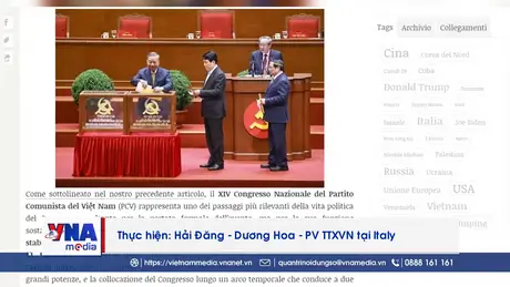 Học giả Italy đánh giá cao tầm nhìn chiến lược của Đại hội XIV của Đảng