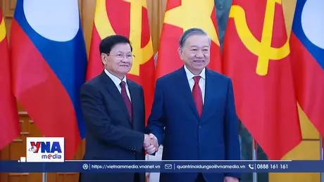 Tổng Bí thư Tô Lâm hội đàm với Tổng Bí thư, Chủ tịch nước Lào