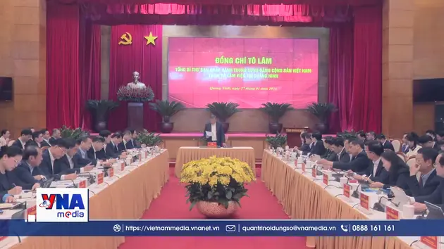 Tổng Bí thư Tô Lâm làm việc với Ban Chấp hành Đảng bộ tỉnh Quảng Ninh