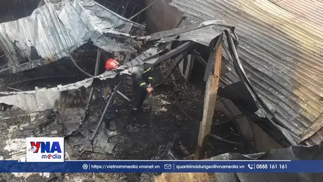 Phú Thọ kịp thời khống chế vụ cháy, không để ách tắc trên QL 2