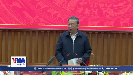 Tổng Bí thư Tô Lâm làm việc với tỉnh Cao Bằng