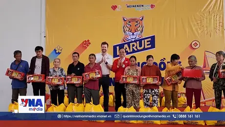 Vĩnh Long: Chợ Tết nhân ái chung tay chăm lo an sinh dịp xuân về