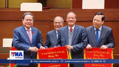 Chủ tịch Quốc hội gặp mặt nguyên lãnh đạo Quốc hội qua các thời kỳ