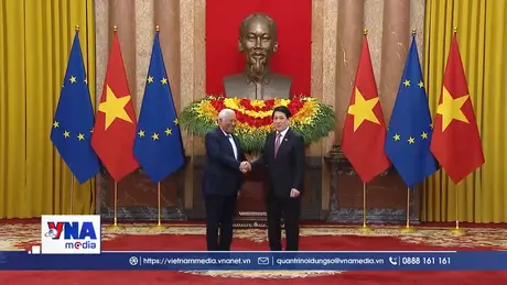 Lễ đón chính thức Chủ tịch Hội đồng châu Âu