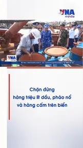 Chặn đứng hàng triệu lít dầu, pháo nổ và hàng cấm trên biển