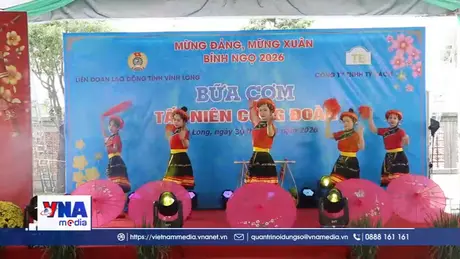 Vĩnh Long: Ấm áp “Bữa cơm tất niên Công đoàn” cho người lao động
