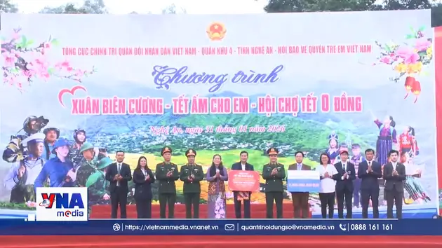 Nghệ An: Hơn 6,3 tỷ đồng giúp đồng bào vùng biên đón Tết