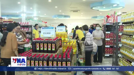 Siêu thị mini 0 đồng mang Tết cho bà con khó khăn tại TP. HCM