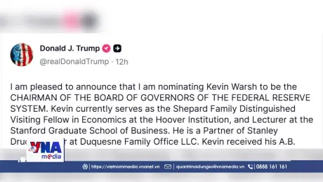 Tổng thống Mỹ đề cử người thay thế Chủ tịch Fed J. Powell