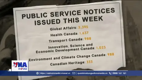 Canada cắt giảm mạnh việc làm trong khu vực công