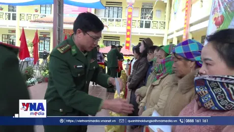 Thắm tình quân dân ở vùng đất biên giới Si Ma Cai