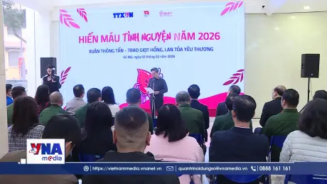 “Xuân Thông tấn - Trao giọt hồng, lan tỏa yêu thương”