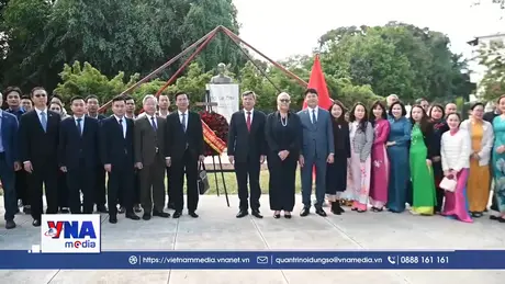 Trang trọng kỷ niệm 96 năm ngày thành lập Đảng tại Cuba