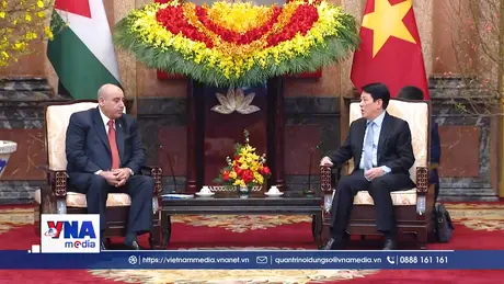 Chủ tịch nước Lương Cường tiếp Chủ tịch Hạ viện Jordan