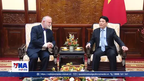 Chủ tịch nước Lương Cường tiếp Đại sứ Cộng hoà Séc đến chào từ biệt