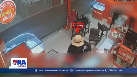 Thêm một vụ cướp tiệm vàng táo tợn tại Thái Lan