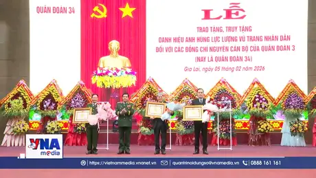 Trao tặng, truy tặng danh hiệu Anh hùng lực lượng vũ trang nhân dân