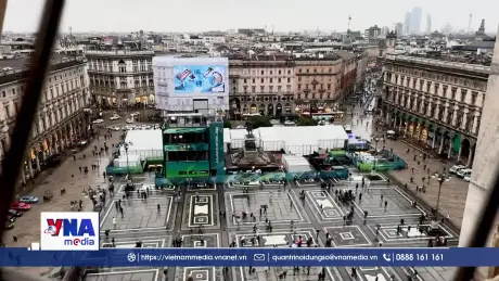 Italy sẵn sàng cho lễ khai mạc Olympic mùa Đông 2026