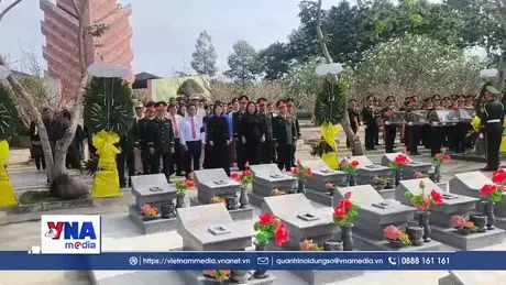 Vĩnh Long tổ chức truy điệu, an táng 36 hài cốt liệt sĩ