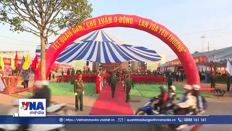 Đại tướng Nguyễn Trọng Nghĩa làm việc tại vùng biên Lâm Đồng