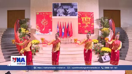Trung tâm Văn hóa Việt Nam tại Lào tổ chức đón Tết Nguyên đán 2026
