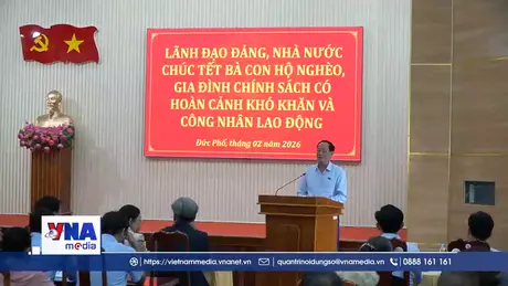 Quảng Ngãi chăm lo Tết cho gia đình chính sách, hộ nghèo, người lao động