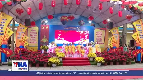 Học sinh Phú Thọ rộn ràng đón Tết cổ truyền