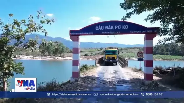 Người dân mong được nâng cấp cầu Đăk Pơ Kơ