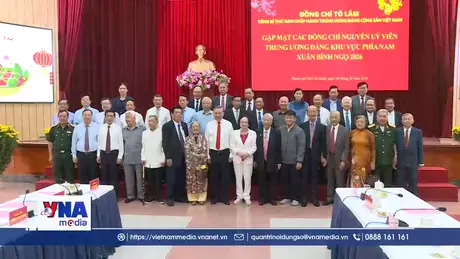 Tổng Bí thư Tô Lâm gặp mặt nguyên lãnh đạo Đảng, Nhà nước khu vực phía Nam