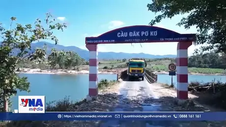 Người dân mong được nâng cấp cầu Đăk Pơ Kơ