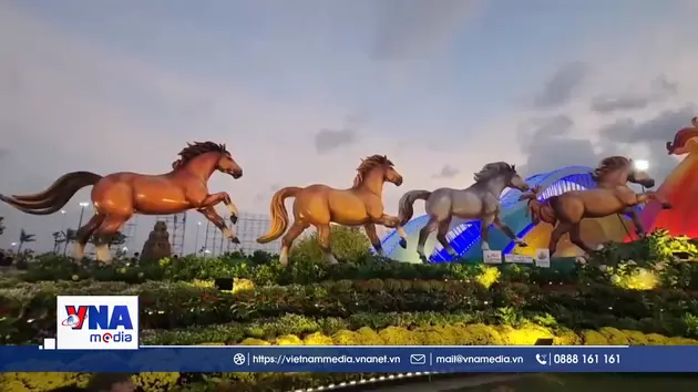 Gia Lai khánh thành cụm linh vật Xuân Bính Ngọ 2026