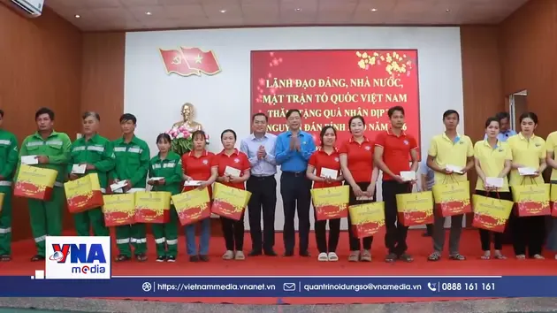 Đoàn công tác tác Trung ương thăm và chúc Tết tại tỉnh Cà Mau