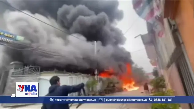 Cháy nhà tình thương Hương La ở Bắc Ninh