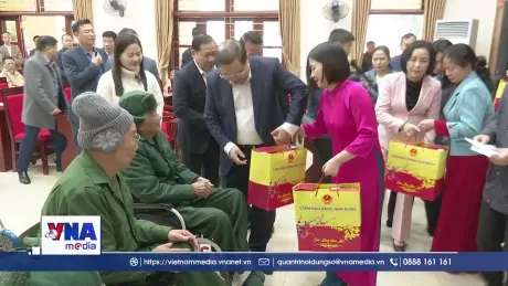 Đoàn công tác Trung ương Đảng thăm và chúc Tết tại Ninh Bình