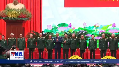 Tổng Bí thư Tô Lâm chúc Tết tướng lĩnh quân đội nghỉ hưu