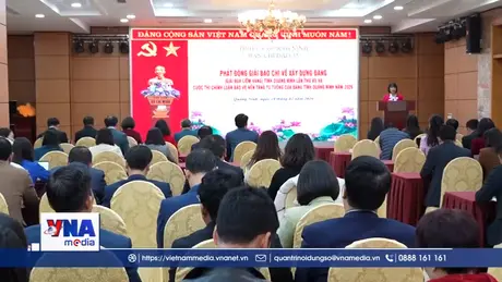 Lễ phát động và vinh danh những tác phẩm báo chí xuất sắc tại Quảng Ninh