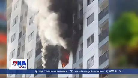 Trạm tin tối ngày 12/02: Cháy chung cư tại phường Nam Nha Trang (Khánh Hòa) khiến 2 người tử vong