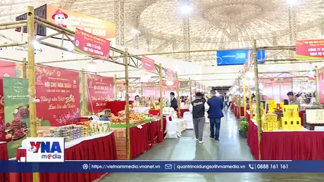 Nông sản chế biến công nghệ cao hút khách tại Hội chợ Mùa Xuân