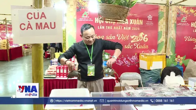 Hội chợ Mùa Xuân 2026: Sản phẩm thủy hải sản tạo niềm tin