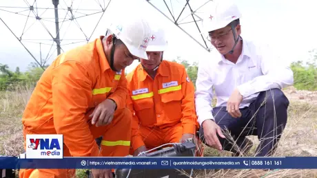 Tết của những người lính truyền tải điện