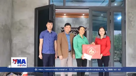 Xuân về trên những ngôi nhà rốn lũ Việt Hồng