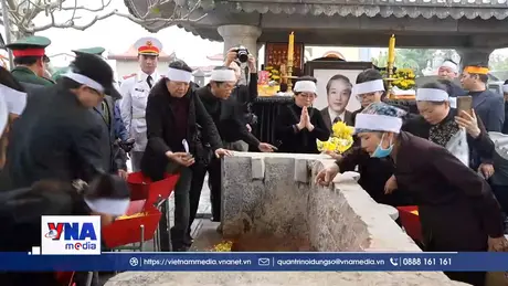 An táng nguyên Phó Chủ tịch Hội đồng bộ trưởng Đoàn Duy Thành