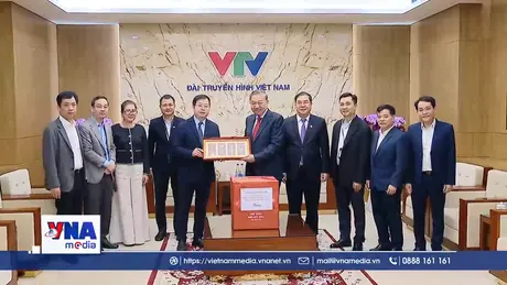 Tổng Bí thư Tô Lâm thăm cán bộ, phóng viên VTV và VOV