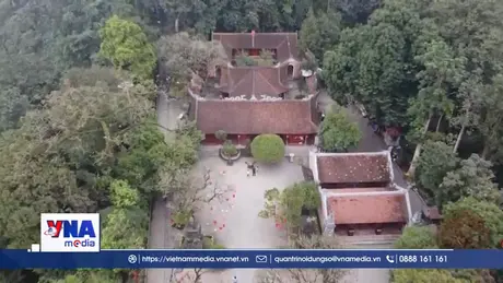 Chùa Thiên Quang rực rỡ sắc Xuân