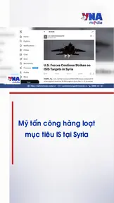 Mỹ Tấn công hàng loạt mục tiêu IS tại Syria