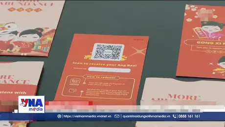 Singapore khuyến khích lì xì bằng 