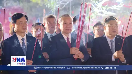 Tổng Bí thư Tô Lâm chúc Tết cán bộ và nhân dân Thủ đô